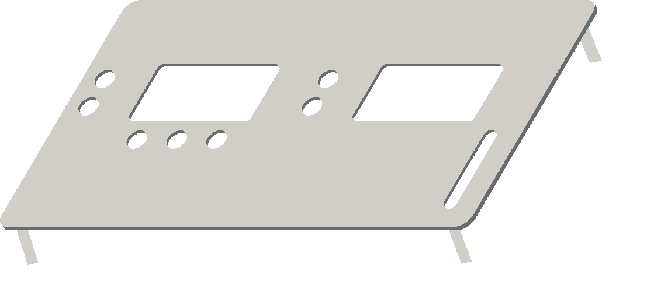 薄膜开关的衬板结构图